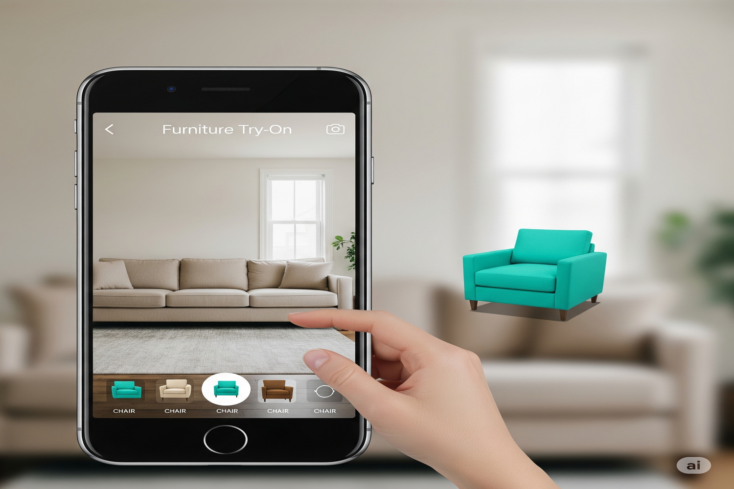 AR Furniture Try-On App