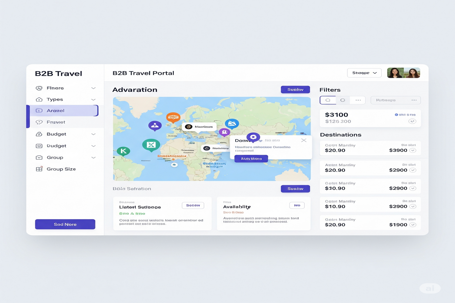 B2B Travel Portal