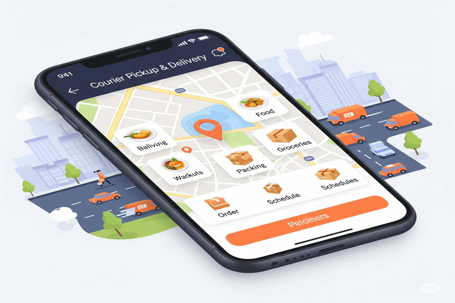 Courier Pickup & Delivery App